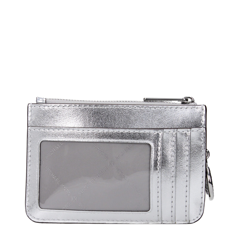 Gray leather wallet-null