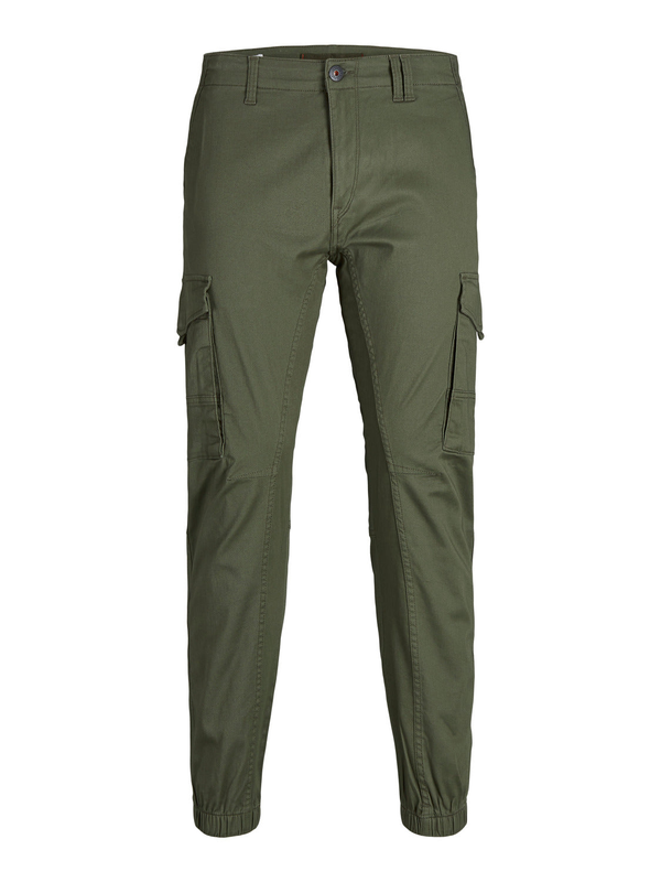 Jjipaul pants - olive night-null