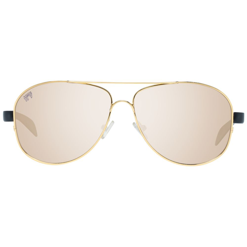 Gold metal sunglasses-null