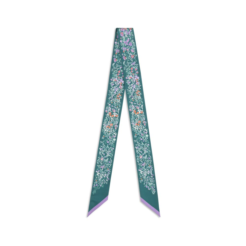 Multicolor silk scarf-null