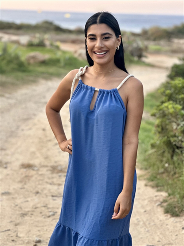 Boho halter dress-null