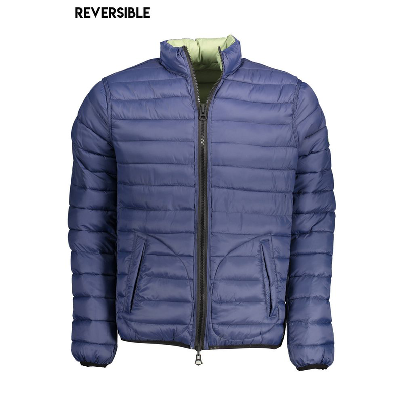 Green nylon men's jacket-null