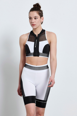 Bdtk women beyondsportsw high waist leggings 2/4 long (1221-, White, medium