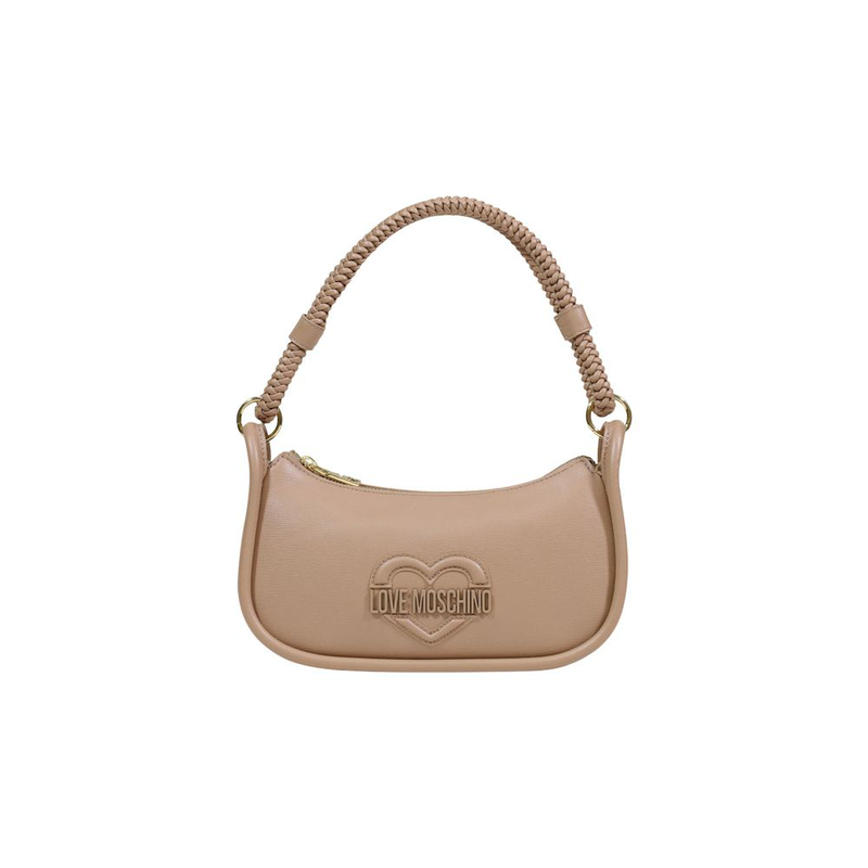 Beige polyethylene handbag-null