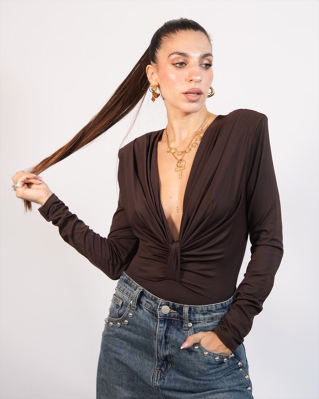 Lycra bodysuit with detail 14326-null