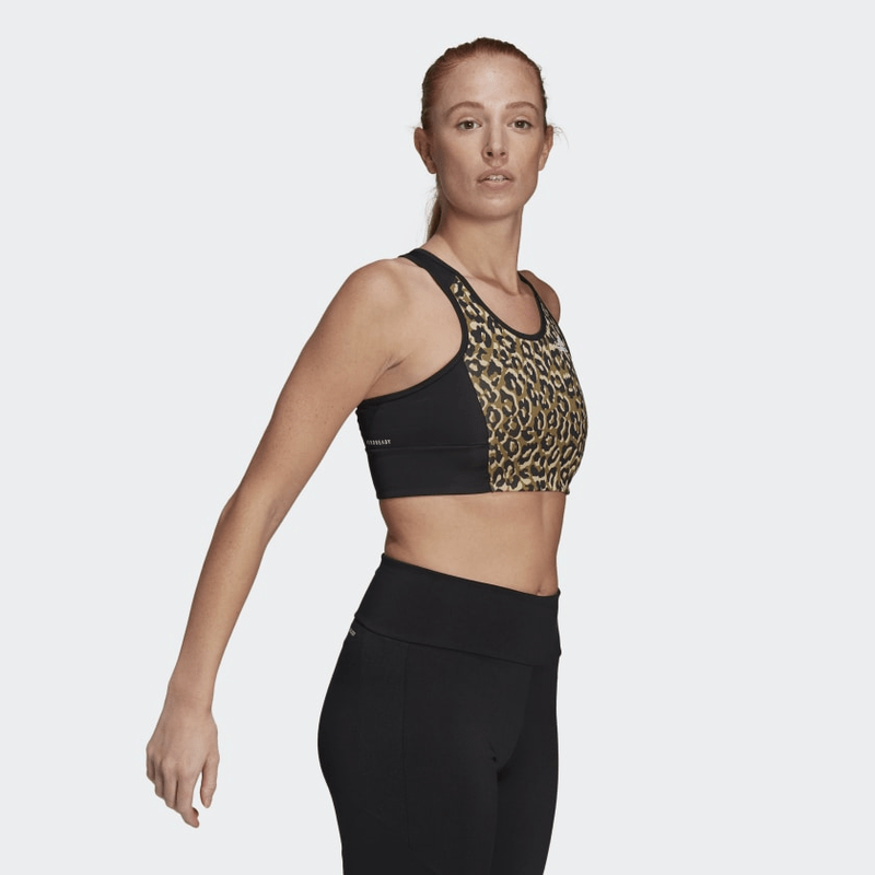 Adidas aeroready designed 2 move leopard print bra top gl3827-null