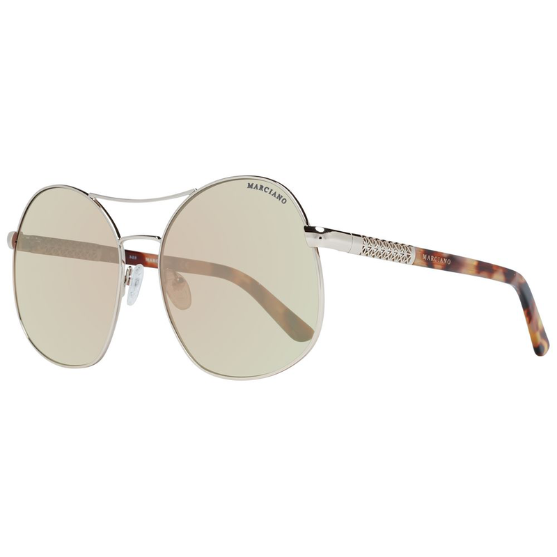 Rose gold metal sunglasses-null