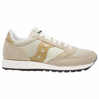 Saucony jazz original vintage wmns shoes, Beige, medium