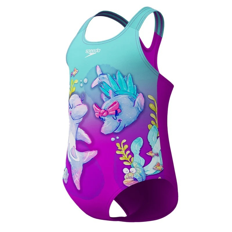 Speedo junior digital printed swimsuit-null
