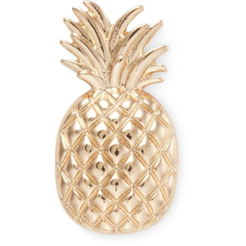 Crocs jibbitz gold pineapple 10011124-null