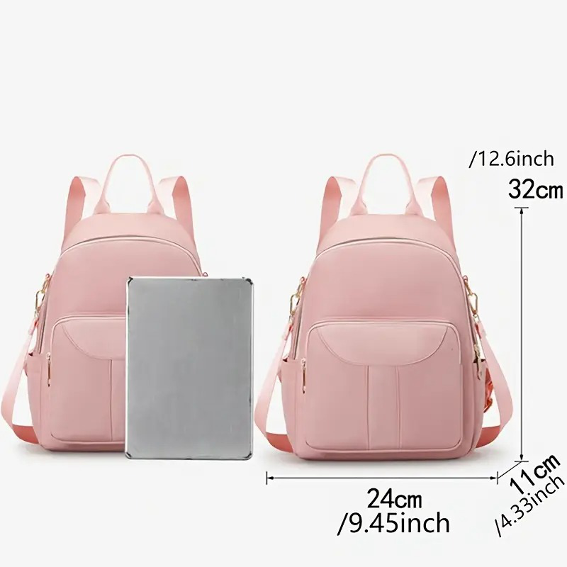 Fashion casual daypack backpack for women purple-null