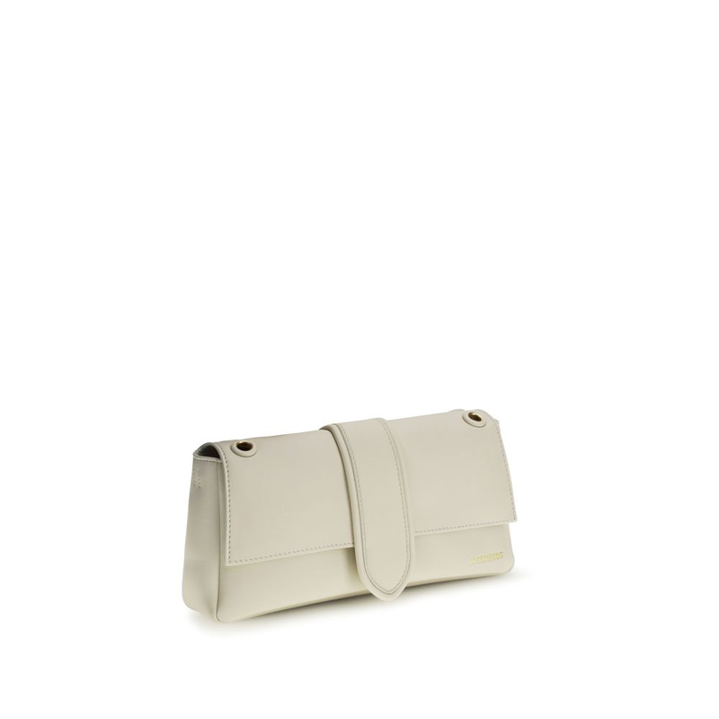 Beige lamb ovis aries aries shoulder bag-null