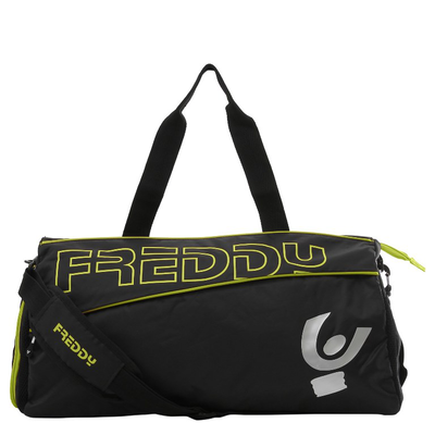 Freddy gym bag, Black/yellow, medium