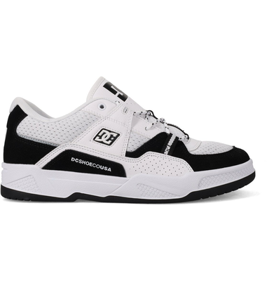 Dc men's construct shoes, Black/white, medium
