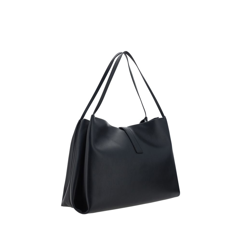 Black calf leather bos taurus handbag-null