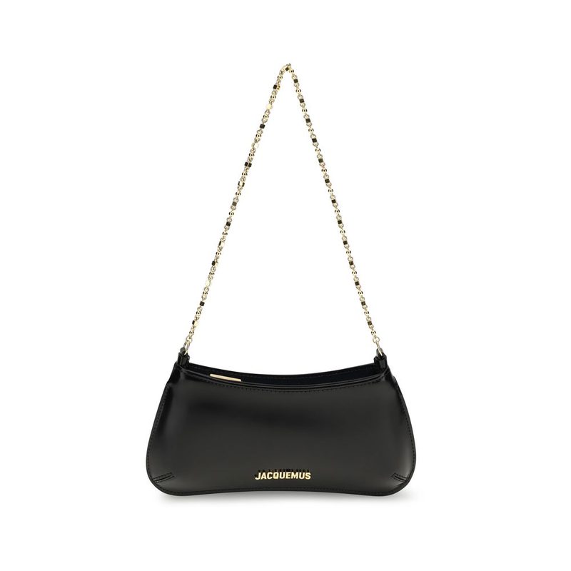 Black calf leather bos taurus shoulder bag-null