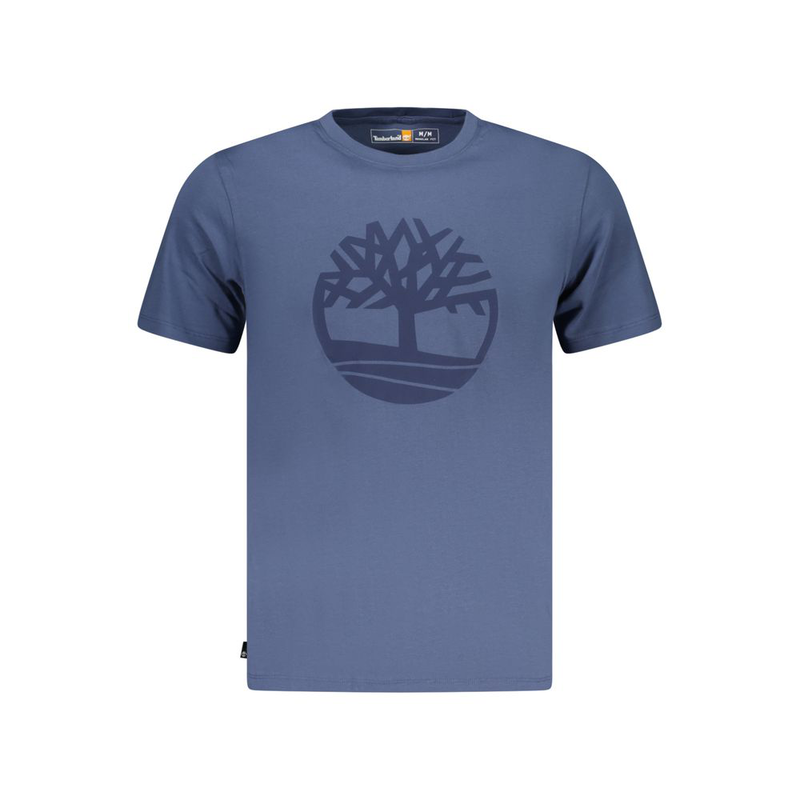 Blue cotton men t-shirt-null
