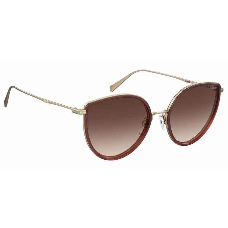 Brown metal sunglasses-null