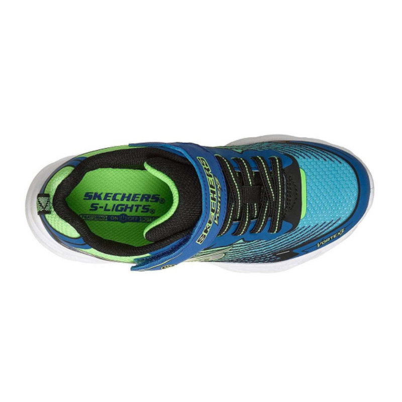 Skechers junior lighted gore strap sneaker-null