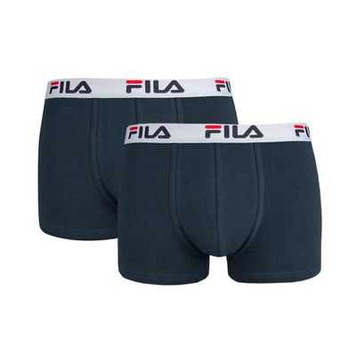 Fila urban boxer 2pack, Midnight Navy/white-dark Obsidian, medium