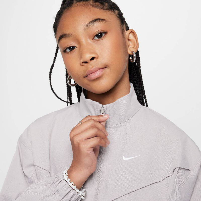 Nike girls lightweight oversized jacket-null