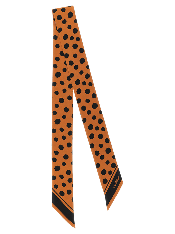 Brown silk foulard-null