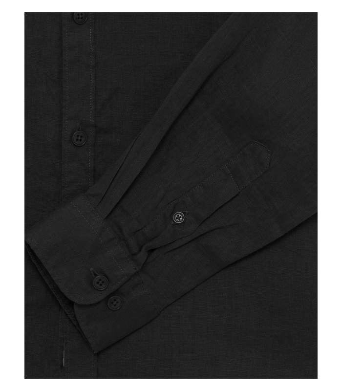 Gianni lupo linen shirt collar-null