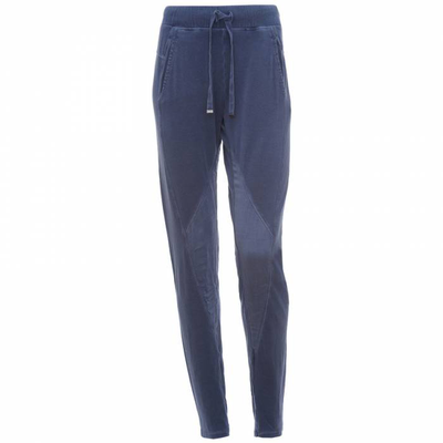 Slim-fit brushed dyed trousers