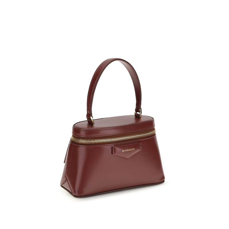 Bordeaux calf leather bos taurus handbag-null