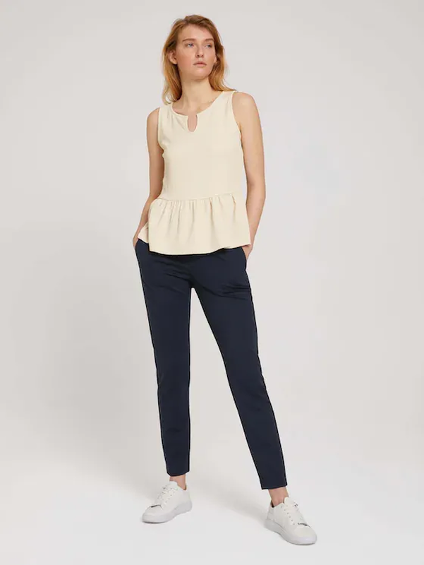 Product image: Tructured pepl top-null