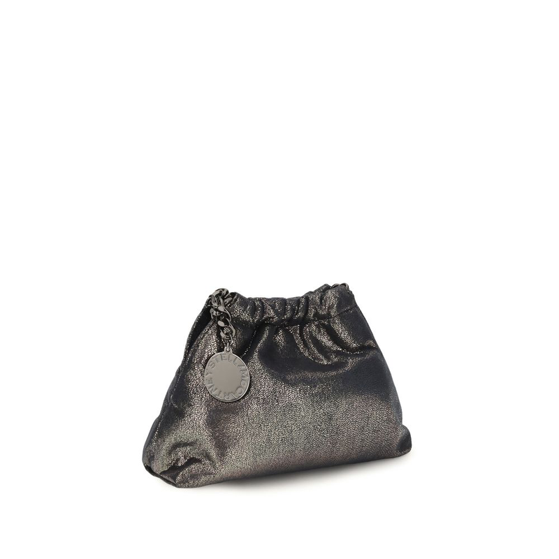 Blue polyester shoulder bag-null