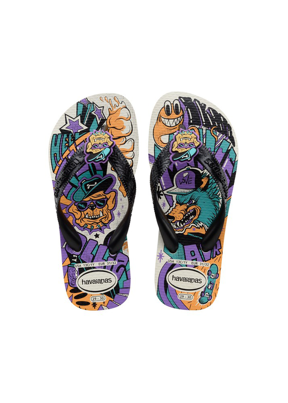 Havaianas kids top graffiti flip flop-null