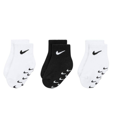 Nike 3pk infant/toddler gripper quarter socks