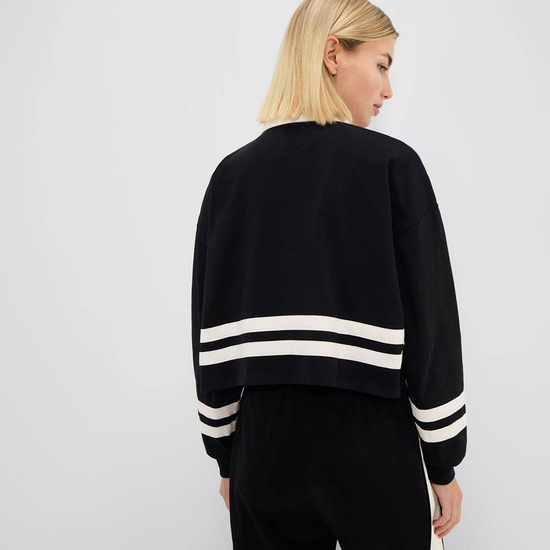Sartoria sombra cropped rugby top-null