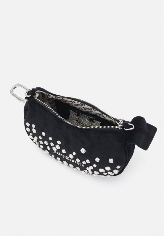 Blossom diamante velour small hobo-null