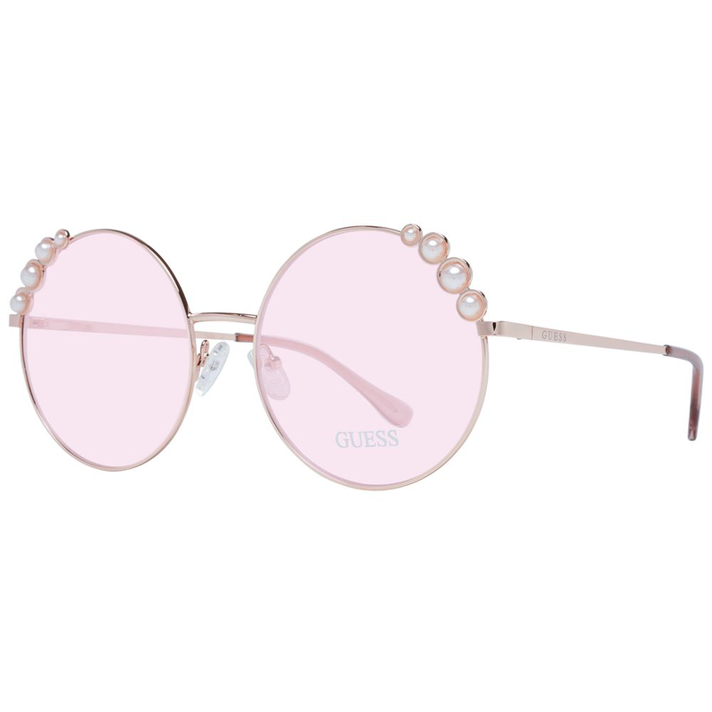 Rose gold metal sunglasses-null