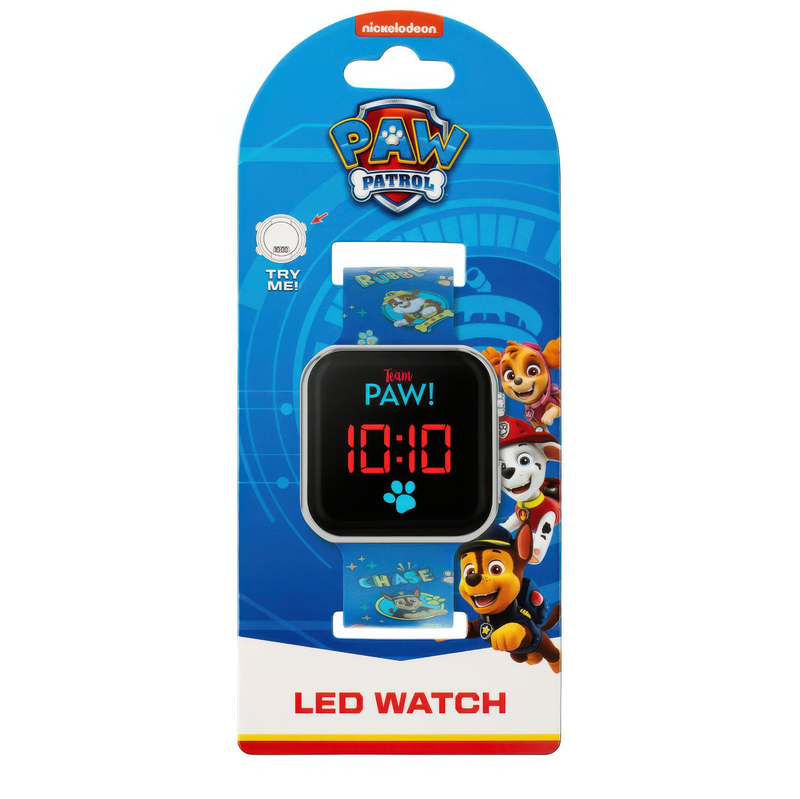 Product image: Paw patrol blue silicone strap digital led watch-null