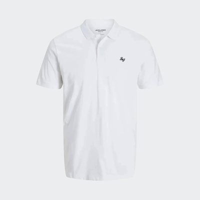 Jersey logo polo noos, White, medium