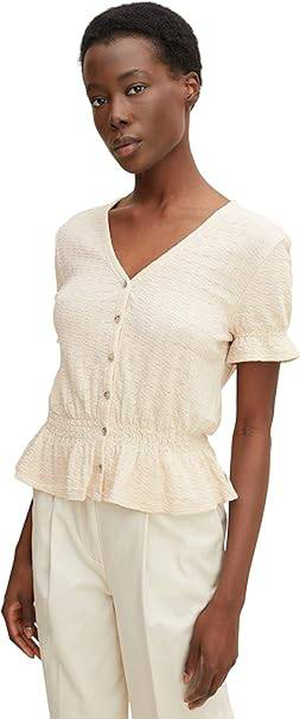 203 tructured button up top womens-null