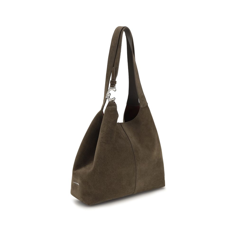 Brown calf leather bos taurus shoulder bag-null