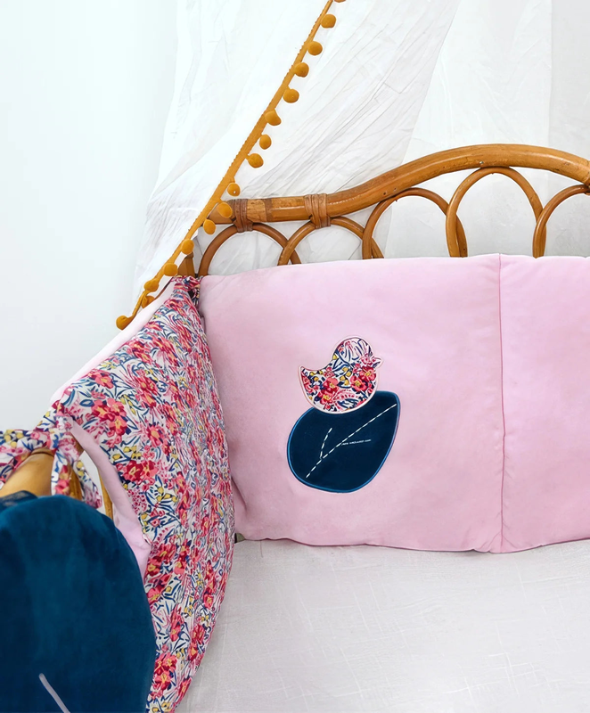 Product image: Doudou et compagnie boh'aime baby cot bumper, , medium-null