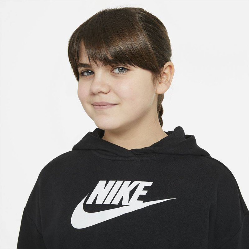 Product image: Nike sportswear girls french terry crop hoodie-null