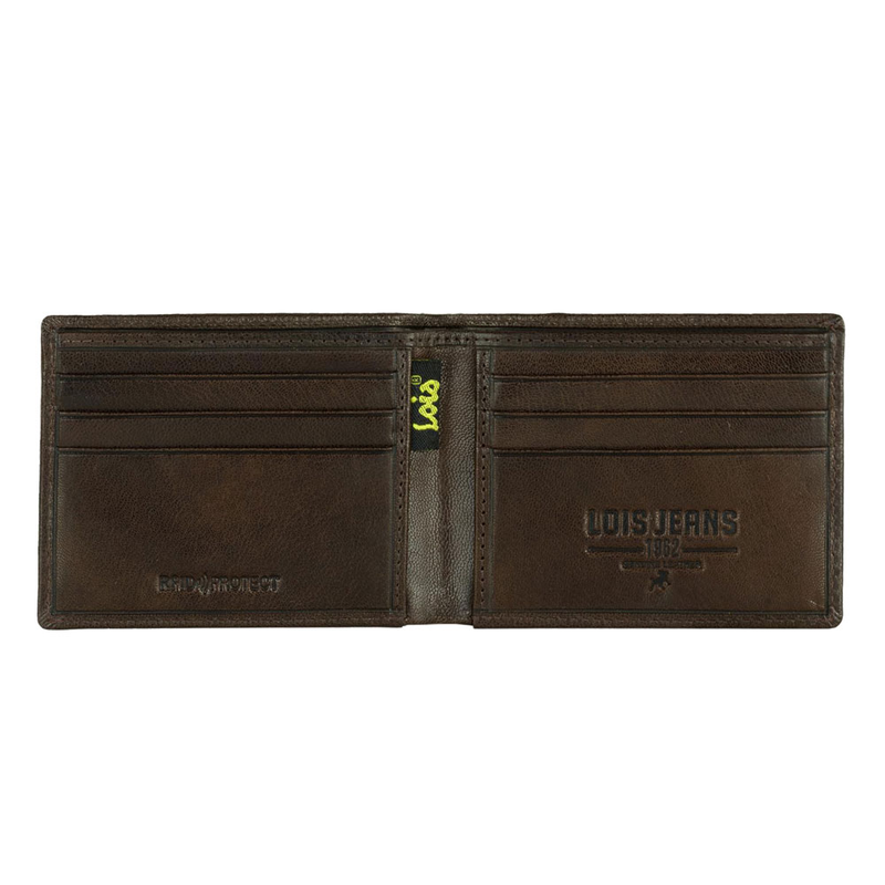 Product image: Πορτοφόλι ανδρικό δερμάτινο lois 202687-02 καφέ-null