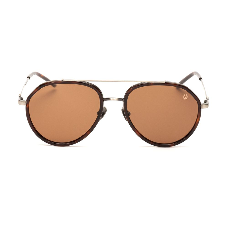 Brown titanium sunglasses-null