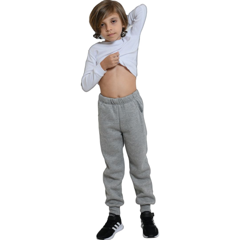 Children tracksuit trases with brush inside and elastic on the bottom #pt-1000 image number null