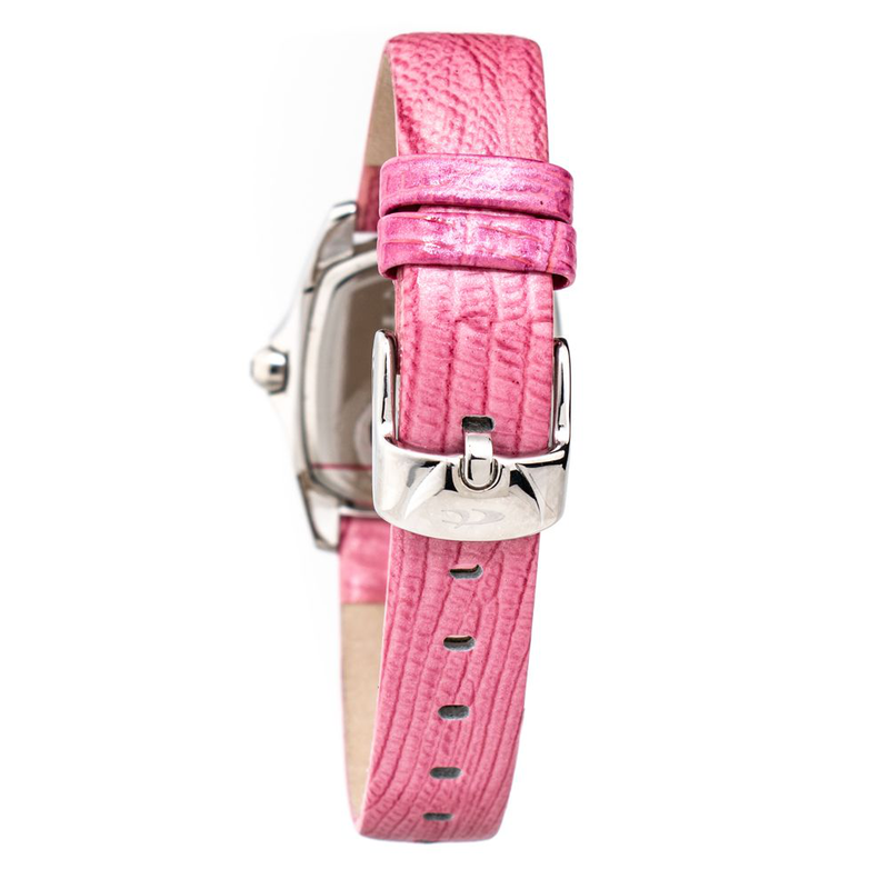 Multicolor leather dress watch-null