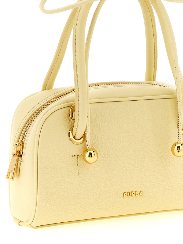 Bicolor calfskin handbag-null