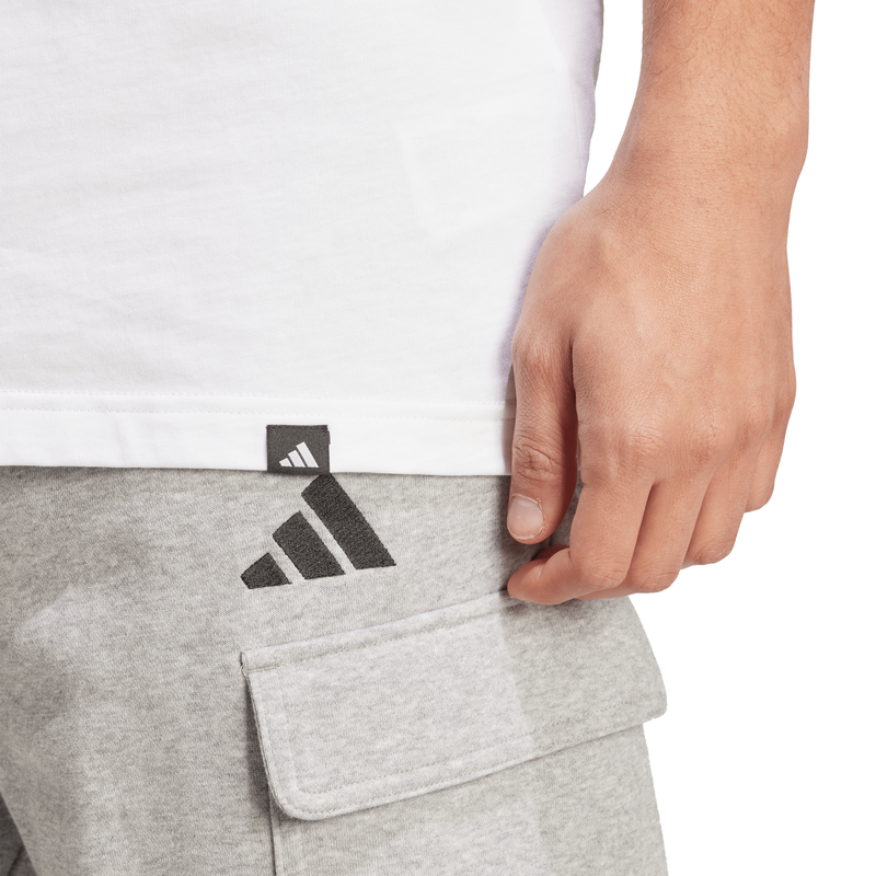 Adidas mens camo logo graphic t-shirt-null