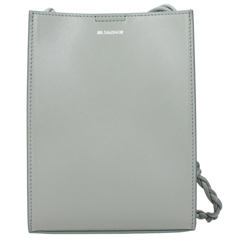 Green leather crossbody bag-null