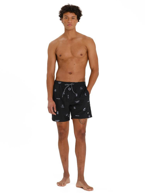 Men's printed volley shorts-null